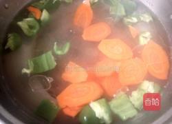菜椒胡萝卜炒花菜的做法图解4