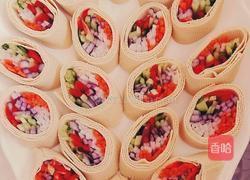 干豆腐蔬菜卷的做法图解7