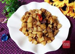 炒藕丁的做法图解10