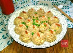 百合蒸肉丸的做法图解7