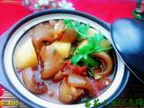 番茄土豆炖牛蹄肉