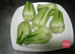 玲珑剔透(青菜酿肉丸)的做法图解1