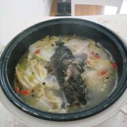 白菜豆腐鱼头汤的做法[图]