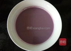 牛奶紫薯米糊的做法图解4