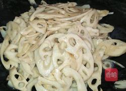 清炒莲藕的做法图解3