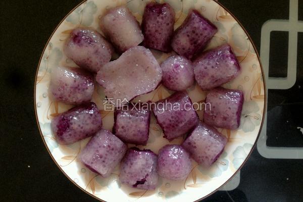 水晶紫薯牛奶卷