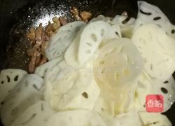 肉丝炒莲藕的做法图解5