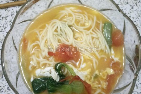 西红柿鸡蛋面