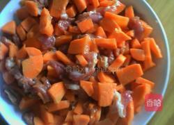 胡萝卜蒸肉的做法图解7