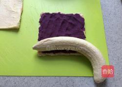 香蕉紫薯土司卷的做法图解9