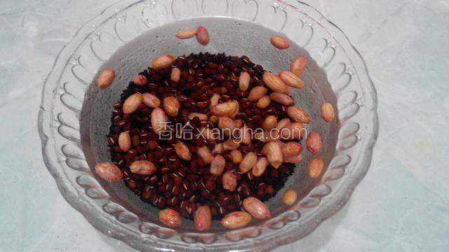 用水淘洗干净，提前泡3-4个小时