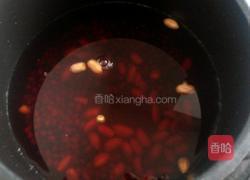 紫米红豆粥的做法图解3