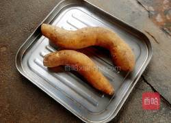 橙香红薯泥的做法图解2