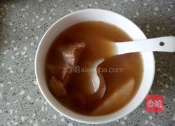 无花果雪梨海底椰煲瘦肉的做法图解2