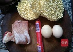 荤素面的做法图解1