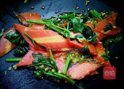 芹菜炒腐竹的做法图解4