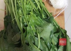 凉拌菠菜粉丝的做法图解1