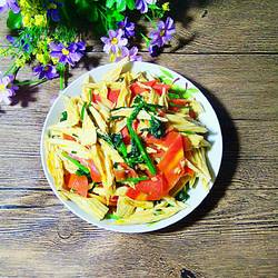 芹菜炒腐竹的做法[图]