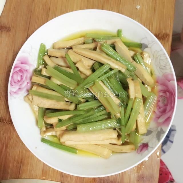 芹菜炒豆干