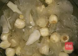 桃胶红枣银耳莲子羹的做法图解5