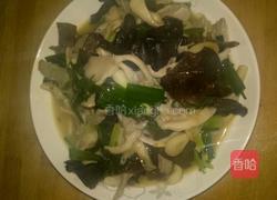 蒜苗炒菌菇的做法图解13