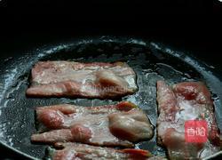 鲍汁茼蒿培根卷的做法图解1