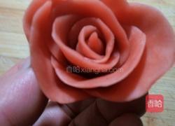 面塑玫瑰花的做法图解5