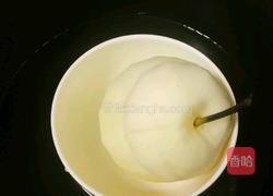 冰糖枸杞炖梨的做法图解6