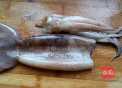 铁板鱿鱼圈的做法图解1