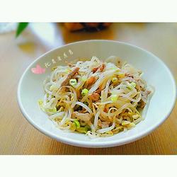 绿豆芽炒肉的做法[图]
