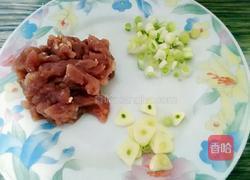 绿豆芽炒肉的做法图解4