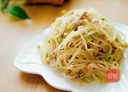 绿豆芽炒肉的做法图解13
