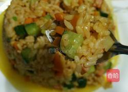 黄金什锦炒饭的做法图解7