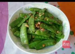 蒜香荷兰豆的做法图解6