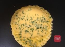 香菜葱花鸡蛋饼的做法图解7