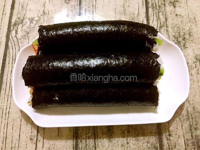 依次做好所有的寿司卷