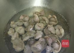 青椒炒鸡胗的做法图解3