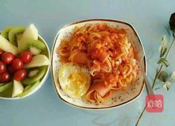 番茄酱意面的做法图解5