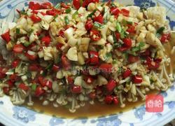 猪肉卷蒸金针菇的做法图解4