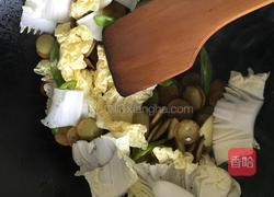 大白菜炒豆饼的做法图解3