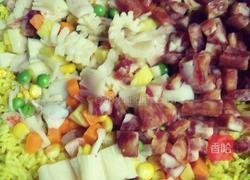 海鲜菠萝炒饭的做法图解5