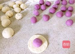 紫薯开花馒头的做法图解7