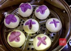 紫薯开花馒头的做法图解10
