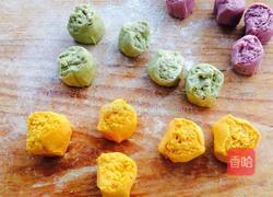 彩色玫瑰花卷的做法图解6