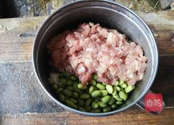 毛豆蒸肉饼的做法图解5
