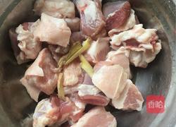 笋干毛豆炖肉的做法图解2