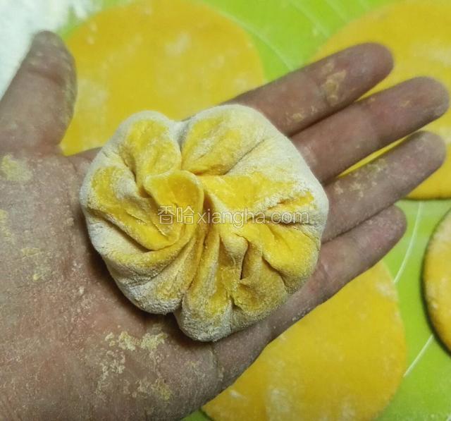 像包包子一样包起来