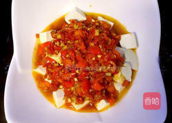 蒜蓉剁椒蒸豆腐的做法图解6