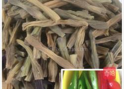 清炒豆角干的做法图解2