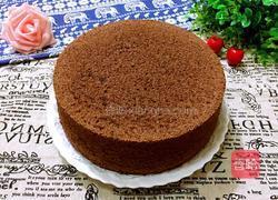 八寸可可戚风蛋糕的做法图解15